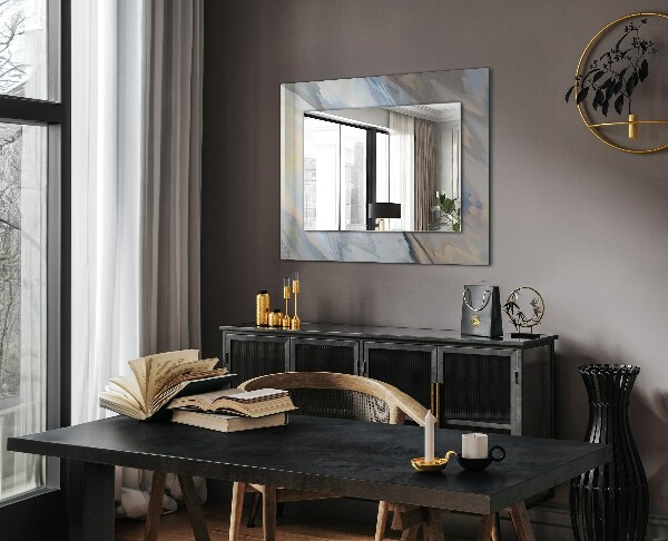 Specchio con cornice stampata Disegni astratti colorati