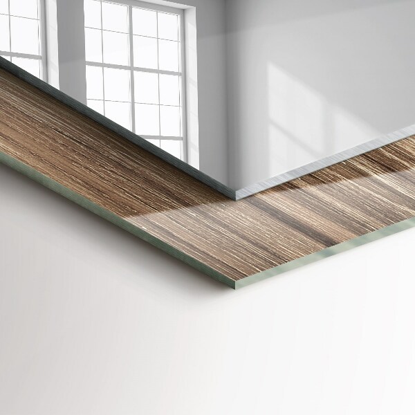 Specchio decoro Pavimento a listoni di legno