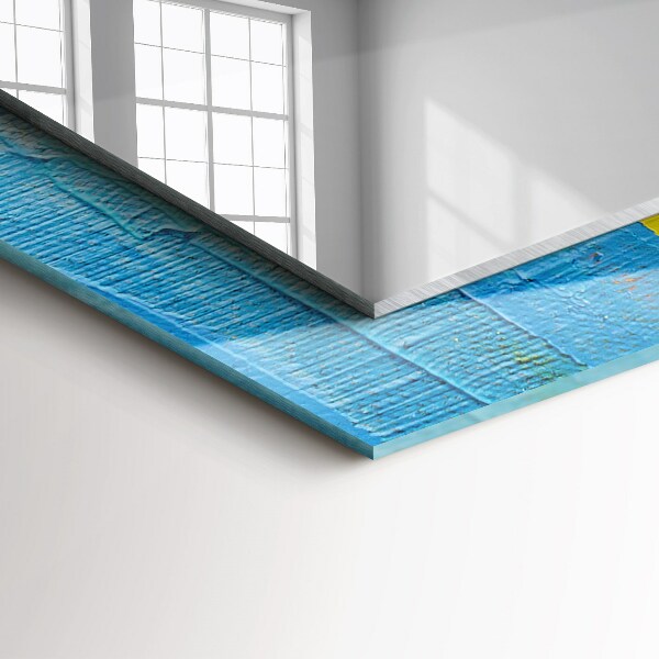 Specchio decoro Pittura ad olio astratta