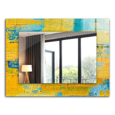 Specchio stampato Pittura a olio astratta