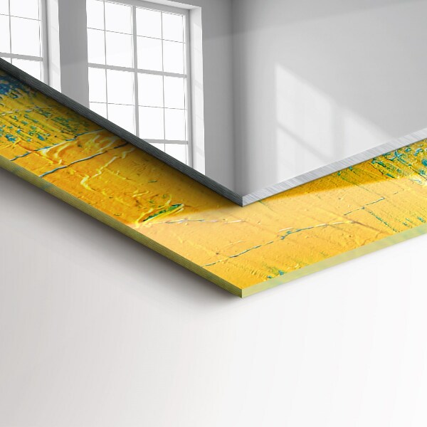 Specchio stampato Pittura a olio astratta