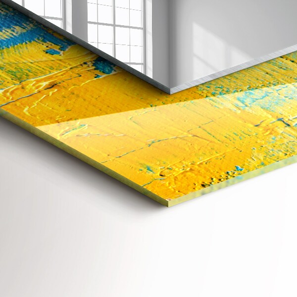 Specchio stampato Pittura a olio astratta