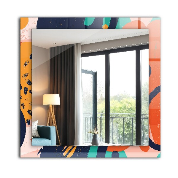Specchio stampato Grafica astratta a colori