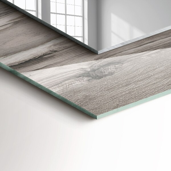 Specchio decoro Struttura di una tavola di legno