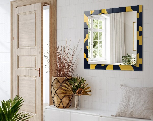 Specchio stampato Motivo geometrico astratto