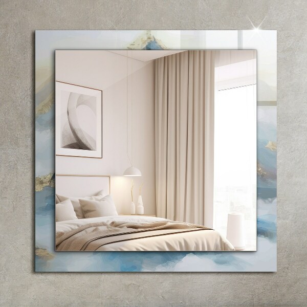 Specchio stampato Montagne nella nebbia