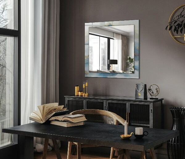 Specchio stampato Montagne nella nebbia