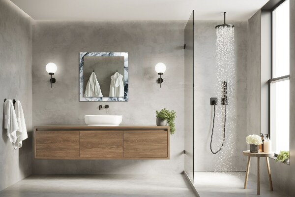 Specchio decoro Composizione pittorica astratta