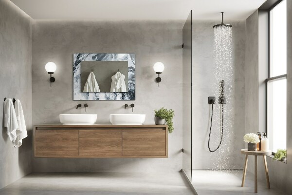 Specchio decoro Composizione pittorica astratta