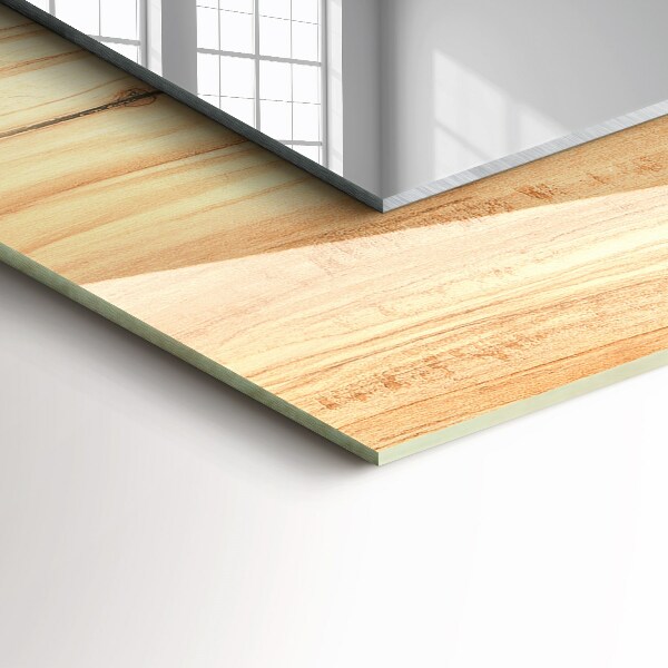 Specchio decoro Texture delle venature del legno