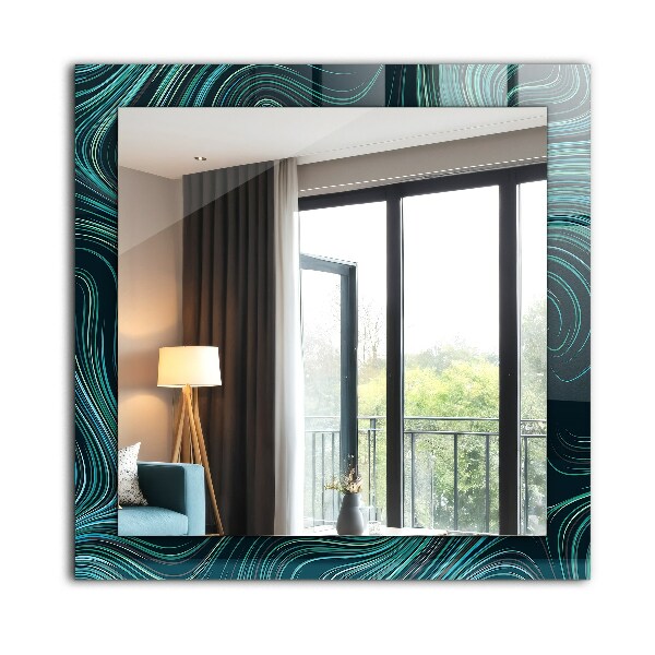 Specchio stampato Modelli di linee astratte