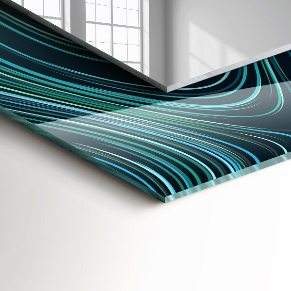 Specchio stampato Modelli di linee astratte