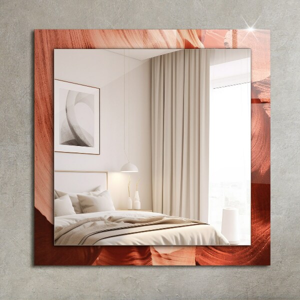 Specchio decoro Roccia del canyon del deserto