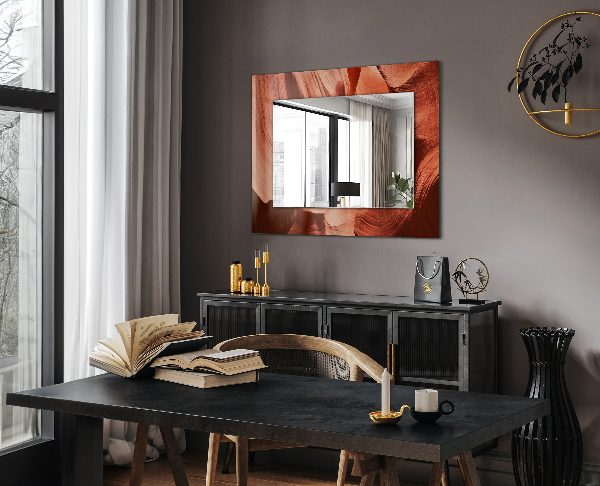 Specchio decoro Roccia del canyon del deserto