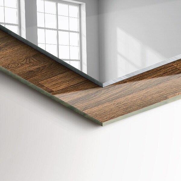 Specchio con cornice stampata Pannelli di legno