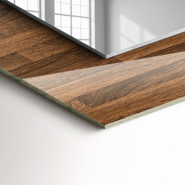 Specchio con cornice stampata Pannelli di legno