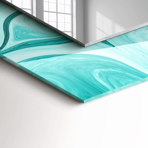 Specchio stampato Motivo astratto in marmo