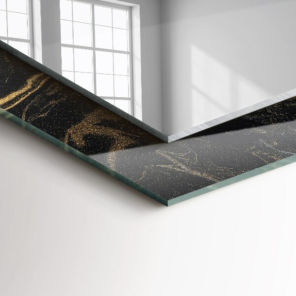 Specchio stampato Motivo astratto in marmo