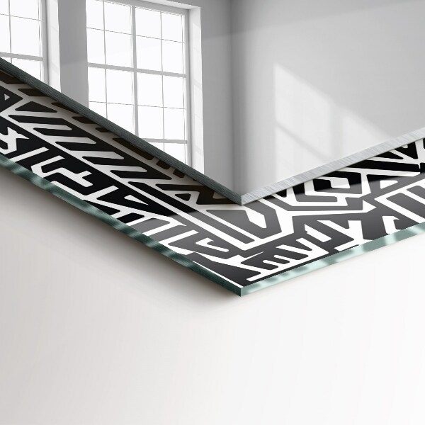 Specchio stampato Motivo geometrico