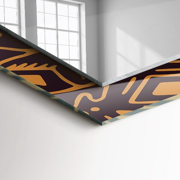 Specchio stampato Motivo etnico