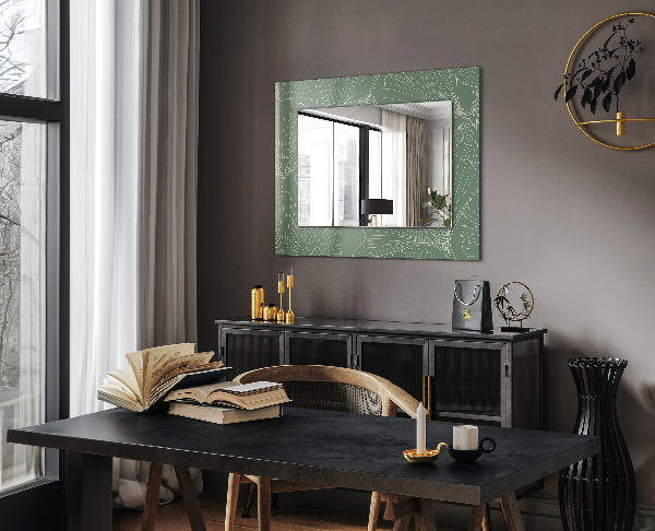 Specchio decoro Foglie di ginkgo