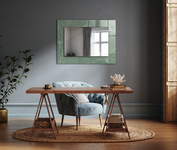 Specchio decoro Foglie di ginkgo