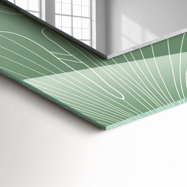 Specchio decoro Foglie di ginkgo