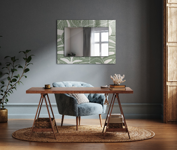 Specchio decoro Foglie di monstera