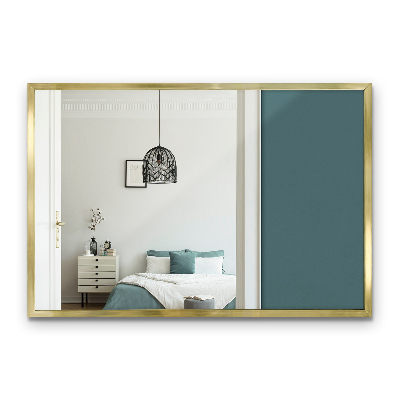 Specchio tradizionale da parete con cornice oro 60x40 cm