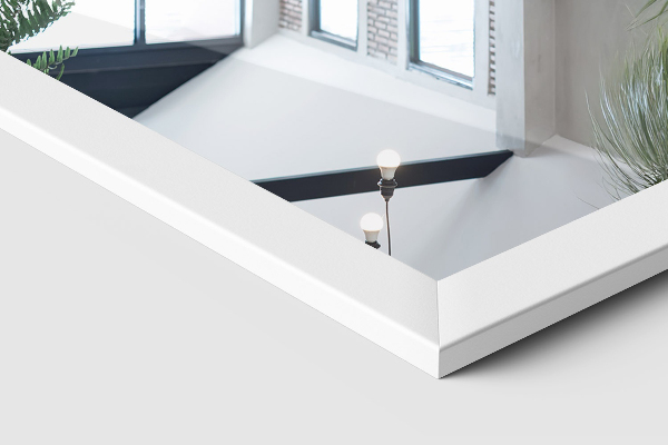 Specchio da terra bianco 36x156 cm