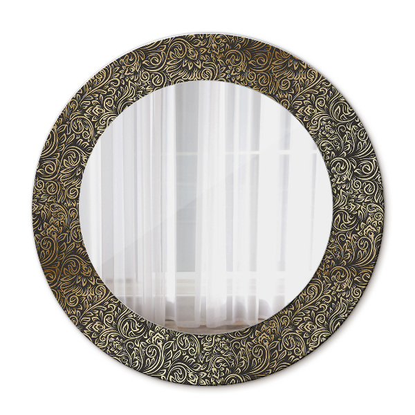 Specchio tondo decoro Ornamenti dorati