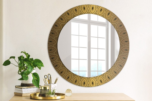 Specchio tondo decoro Ornamento greco