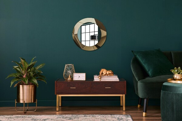 Specchio tondo decoro Moderna astrazione