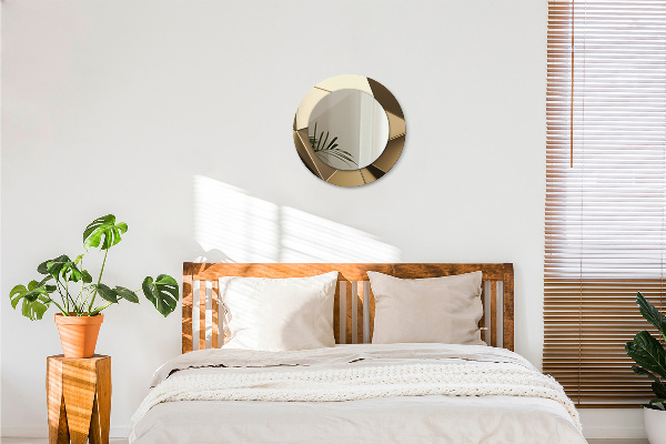 Specchio tondo decoro Moderna astrazione