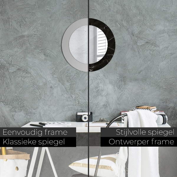 Specchio tondo decoro Pietra di marmo