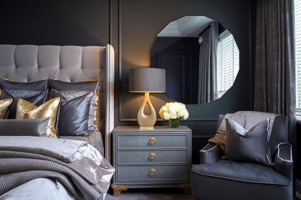 Specchio poligonale aggiunta moderna 100x100 cm