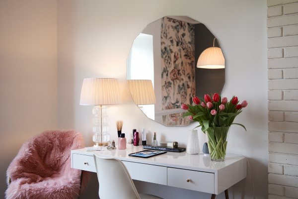 Specchio poligonale aggiunta moderna 100x100 cm