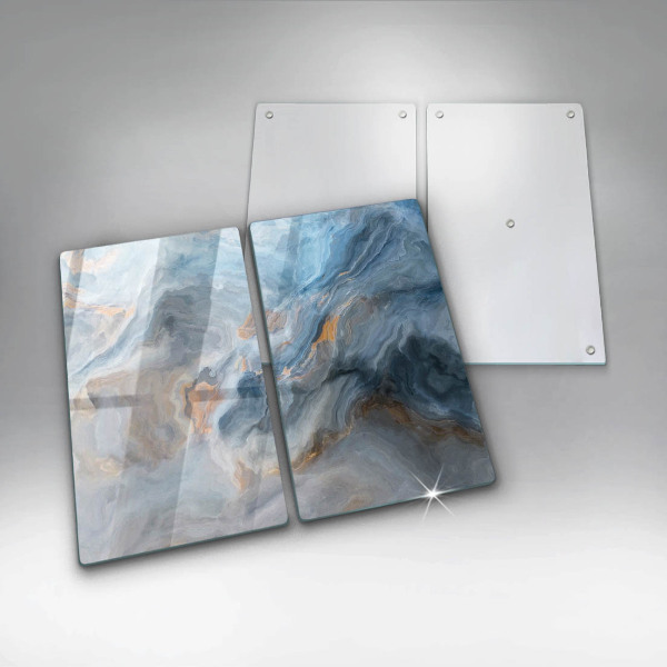 Copertura piano cottura Trama di marmo