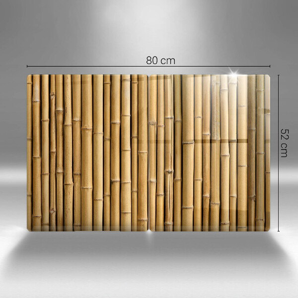 Copertura piano cottura Bambù boho naturale