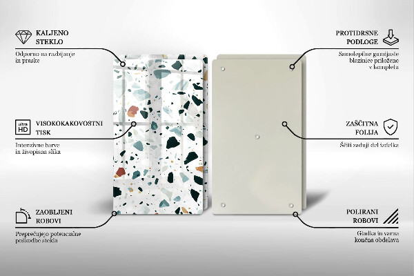 Copri piano cottura in vetro Gres chiaro