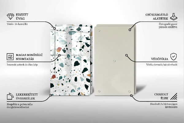 Copri piano cottura in vetro Gres chiaro