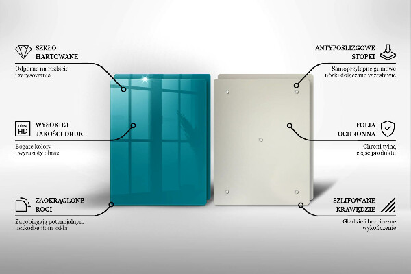 Copri piano cottura Turchese