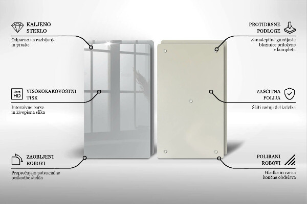 Copri piano cottura Colore grigio