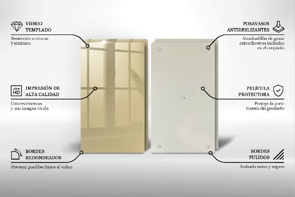 Copri piano cottura Colore beige