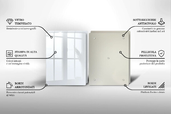Copri piano cottura Colore bianco