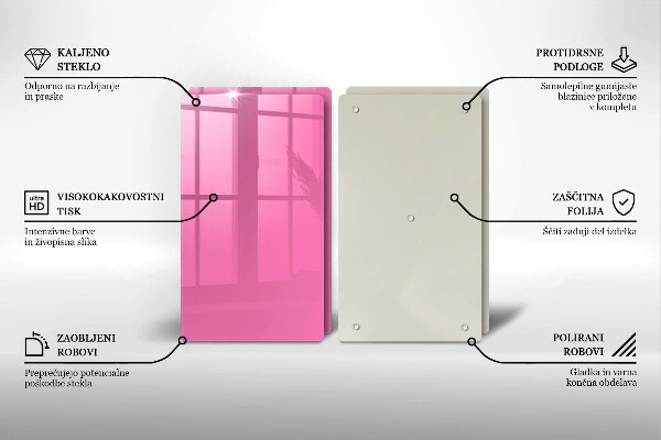 Copri piano cottura Colore rosa