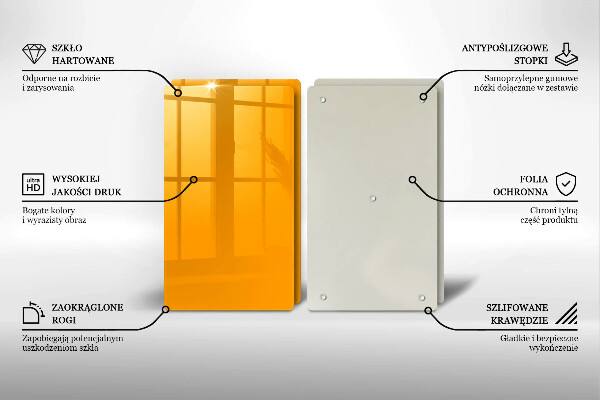 Copri piano cottura Colore giallo scuro