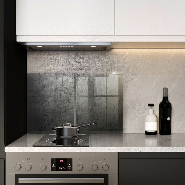 Copri piano cottura in vetro Struttura del metallo