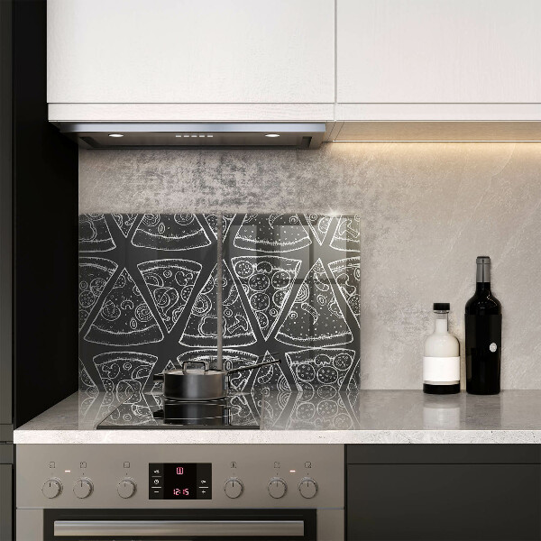 Copertura piano cottura Illustrazione della pizza