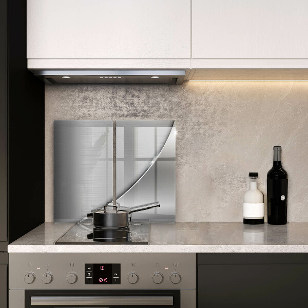 Copri piano cottura in vetro Forme metalliche